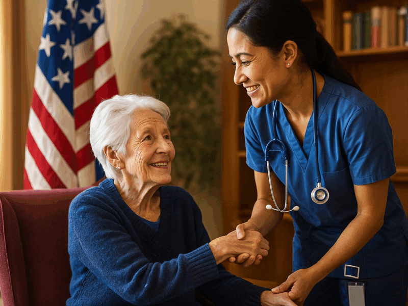 As a caregiver, you can play a major role in offering elderly people supportive and compassionate care in their homes. Your actions to enhance their health and quality of life will help generate a supportive and growing setting. We have already noticed how much the United Kingdom, New Zealand, and Australia desire and require caregivers. The United States is not an exception. Elderly people with cognitive issues may benefit from this senior care program, which initially acquired finances and enhanced their quality of life. In three nations, including the United States, Canada, and Mexico, it is among the top places for inducing care. The respected institution is seeking devoted and compassionate caregivers to join its team and enhance the lives of elderly people in the United States as they experience social differences and prospects for expert development. We will discuss the carer professions in the United States with complete allowances and advantages for people supported by the H-1B visa. PREREQUISITES To get an H-1B visa as a care and health expert, you are required to: Be a certified expert, nurturer, other health care employee, or adult social employee. Employment in an area that enhances social care or welfare. Operate for a United Kingdom-based business that has acquired authorization from the local office. Have a certificate of sponsorship from your employer highlighting the job you will be executing in the United Kingdom. Get an important earning, albeit the actual sum will differ based on your job. A true employment offer must be made before making an application. ADVANTAGES OF EMPLOYMENT H-1B Visa sponsorship permits lawful job and residency in the United States: Via sponsorship, eligible caregivers can lawfully reside and get employed in the United States under a structured immigration scheme. A high demand for caregivers generates more employment safety and sponsorship prospects: With growing populations and healthcare worker deficits, the United States has a developing demand for experienced caregivers, boosting prospects for visa sponsorship. Route to permanent residency and United States Citizenship over time: H-1B visa holders can change to Green card status via employer sponsorship and finally become eligible for United States Citizenship. Competitive income and overtime pay in the healthcare sector: Caregivers in the United States usually get hourly reimbursement with additional earnings via overtime, weekend, and night shift rates. Health insurance and advantages provided by several employers: Several sponsoring employers offer comprehensive health insurance, which includes medical, dental, and vision protection. Prospect to work in clinics, private homes, and supported living facilities: Depending on their experiences and preferences, caregivers can select from diverse job environments, from in-home care to huge healthcare institutions. No developed degree is needed; necessary skills and an internship are vital: H-1B caregiver positions commonly prioritize skills, qualifications such as CPR or CNA, and compassion over official programs. Opportunity to bring dependents, such as children under H4 Visa: H-1B visa holders can come with close family members, who may also study or apply for a job approval in the United States. Access to top-notch United States healthcare services as a lawful employee: A lawful job involves access to United States healthcare, mostly with employer-given insurance. Employer-supported internship and certification payment: Several United States agencies and healthcare firms help caregivers remain qualified and competitive by covering internship expenses or continuing education. Work in a secure, controlled setting with robust labour laws: The United States has tight labor and safety rules to protect caregivers from exploitation and unsecured job requirements. Stable professional development into Nursing or Medical positions: Beginning as a caregiver can result in additional prospects, like Licensed Practical Nurse (LPN) or Registered Nurse (RN), with employer assistance for education. Multicultural workplaces that value foreign staff: United States healthcare organizations usually hire diverse teams and respect the cultural differences of international caregivers. Adjustable shifts and work schedules to align with your lifestyle: Employers provide alternatives like live-in, part-time, or full-time shifts to accommodate various private and family requirements. Create a real effect on individuals' lives while developing a stable future: Care-giving provides private satisfaction through a beneficial job while securing a long-term profession and life in the United States. WAGES In the United States, the average caregiver earns $14.07 hourly or $29,267 annually. While several skilled employees earn up to $37,049 annually, section-level professions begin at $26,325. OBLIGATIONS OF CAREGIVER PROFESSIONS IN THE US Assisting medical experts and healing center workers know the demands of each resident or more skilled individual so as to provide person-centered care. Helping elderly nationals with everyday tasks such as eating, changing clothes, bathing, and taking medication. Helping or allowing senior nationals to care for their appearance, self-care, and hygiene in a way that values their dignity. They partake by arranging physical and social ceremonies for them and altering their lives. Physical therapy involves any fast motion-inducing activity, like walking. However, it would be impossible to get involved in any other social or relaxation exercise, such as stopping or visiting a neighbors house in a wheelchair. Retaining close communication with the individual’s family Checking safety and health measures at home You would like to assess and manage the care of senior persons as an aspect of your employment. Generate and change elderly care plans to accept changing conditions. Attempt to comply with the hospital quality adherence policies. Merge with other members of the multidisciplinary group to offer the best care feasible. HOW TO APPLY FOR H-1B VISA-SPONSORED CAREGIVER EMPLOYMENT IN THE US There are so many processes engaged in making applications for caregiver occupations in the United States with a sponsored visa: Begin by requesting information dependable healthcare providers, supported living establishments, pr Portuguese firms employing caregivers. Assemble the relevant documents, which include resume, teaching certificates, occupational certificates, and recommendation letters. Assess both general and online employment vacancies industry-specific to recognize carer positions in Portugal. Charitable resources comprise local job boards, LinkedIn, and webpages. Making an application using their official channels will permit you to reach out directly to prospective employers. This could entail forwarding emails, completing online request forms, or uploading your resume to their registration platforms. Use impactful offline and online forums to develop relationships with individuals in Portugal’s healthcare and caregiving industries. To extend your connection, attend sector events or make relationships with prominent social media groups. Get booked for interviews, which can occur through video conference, phone call, or in-person. Emphasize your major experiences, proficiency, and social adjustability. Think of collaborating with employment bureaus skilled in medical and care-giving events. These institutions can direct you via the request procedure and help you find beneficial employment.  As a caregiver, you can play a major role in offering elderly people supportive and compassionate care in their homes. Your actions to enhance their health and quality of life will help generate a supportive and growing setting. We have already noticed how much the United Kingdom, New Zealand, and Australia desire and require caregivers. The United States is not an exception. Elderly people with cognitive issues may benefit from this senior care program, which initially acquired finances and enhanced their quality of life. In three nations, including the United States, Canada, and Mexico, it is among the top places for inducing care. The respected institution is seeking devoted and compassionate caregivers to join its team and enhance the lives of elderly people in the United States as they experience social differences and prospects for expert development. We will discuss the carer professions in the United States with complete allowances and advantages for people supported by the H-1B visa. PREREQUISITES To get an H-1B visa as a care and health expert, you are required to: Be a certified expert, nurturer, other health care employee, or adult social employee. Employment in an area that enhances social care or welfare. Operate for a United Kingdom-based business that has acquired authorization from the local office. Have a certificate of sponsorship from your employer highlighting the job you will be executing in the United Kingdom. Get an important earning, albeit the actual sum will differ based on your job. A true employment offer must be made before making an application. ADVANTAGES OF EMPLOYMENT H-1B Visa sponsorship permits lawful job and residency in the United States: Via sponsorship, eligible caregivers can lawfully reside and get employed in the United States under a structured immigration scheme. A high demand for caregivers generates more employment safety and sponsorship prospects: With growing populations and healthcare worker deficits, the United States has a developing demand for experienced caregivers, boosting prospects for visa sponsorship. Route to permanent residency and United States Citizenship over time: H-1B visa holders can change to Green card status via employer sponsorship and finally become eligible for United States Citizenship. Competitive income and overtime pay in the healthcare sector: Caregivers in the United States usually get hourly reimbursement with additional earnings via overtime, weekend, and night shift rates. Health insurance and advantages provided by several employers: Several sponsoring employers offer comprehensive health insurance, which includes medical, dental, and vision protection. Prospect to work in clinics, private homes, and supported living facilities: Depending on their experiences and preferences, caregivers can select from diverse job environments, from in-home care to huge healthcare institutions. No developed degree is needed; necessary skills and an internship are vital: H-1B caregiver positions commonly prioritize skills, qualifications such as CPR or CNA, and compassion over official programs. Opportunity to bring dependents, such as children under H4 Visa: H-1B visa holders can come with close family members, who may also study or apply for a job approval in the United States. Access to top-notch United States healthcare services as a lawful employee: A lawful job involves access to United States healthcare, mostly with employer-given insurance. Employer-supported internship and certification payment: Several United States agencies and healthcare firms help caregivers remain qualified and competitive by covering internship expenses or continuing education. Work in a secure, controlled setting with robust labour laws: The United States has tight labor and safety rules to protect caregivers from exploitation and unsecured job requirements. Stable professional development into Nursing or Medical positions: Beginning as a caregiver can result in additional prospects, like Licensed Practical Nurse (LPN) or Registered Nurse (RN), with employer assistance for education. Multicultural workplaces that value foreign staff: United States healthcare organizations usually hire diverse teams and respect the cultural differences of international caregivers. Adjustable shifts and work schedules to align with your lifestyle: Employers provide alternatives like live-in, part-time, or full-time shifts to accommodate various private and family requirements. Create a real effect on individuals' lives while developing a stable future: Care-giving provides private satisfaction through a beneficial job while securing a long-term profession and life in the United States. WAGES In the United States, the average caregiver earns $14.07 hourly or $29,267 annually. While several skilled employees earn up to $37,049 annually, section-level professions begin at $26,325. OBLIGATIONS OF CAREGIVER PROFESSIONS IN THE US Assisting medical experts and healing center workers know the demands of each resident or more skilled individual so as to provide person-centered care. Helping elderly nationals with everyday tasks such as eating, changing clothes, bathing, and taking medication. Helping or allowing senior nationals to care for their appearance, self-care, and hygiene in a way that values their dignity. They partake by arranging physical and social ceremonies for them and altering their lives. Physical therapy involves any fast motion-inducing activity, like walking. However, it would be impossible to get involved in any other social or relaxation exercise, such as stopping or visiting a neighbors house in a wheelchair. Retaining close communication with the individual’s family Checking safety and health measures at home You would like to assess and manage the care of senior persons as an aspect of your employment. Generate and change elderly care plans to accept changing conditions. Attempt to comply with the hospital quality adherence policies. Merge with other members of the multidisciplinary group to offer the best care feasible. HOW TO APPLY FOR H-1B VISA-SPONSORED CAREGIVER EMPLOYMENT IN THE US There are so many processes engaged in making applications for caregiver occupations in the United States with a sponsored visa: Begin by requesting information dependable healthcare providers, supported living establishments, pr Portuguese firms employing caregivers. Assemble the relevant documents, which include resume, teaching certificates, occupational certificates, and recommendation letters. Assess both general and online employment vacancies industry-specific to recognize carer positions in Portugal. Charitable resources comprise local job boards, LinkedIn, and webpages. Making an application using their official channels will permit you to reach out directly to prospective employers. This could entail forwarding emails, completing online request forms, or uploading your resume to their registration platforms. Use impactful offline and online forums to develop relationships with individuals in Portugal’s healthcare and caregiving industries. To extend your connection, attend sector events or make relationships with prominent social media groups. Get booked for interviews, which can occur through video conference, phone call, or in-person. Emphasize your major experiences, proficiency, and social adjustability. Think of collaborating with employment bureaus skilled in medical and care-giving events. These institutions can direct you via the request procedure and help you find beneficial employment.  H-1B-VISA-SPONSORED-CAREGIVER-JOBS-IN-THE-UNITED-STATES-2025-APPLY-NOW