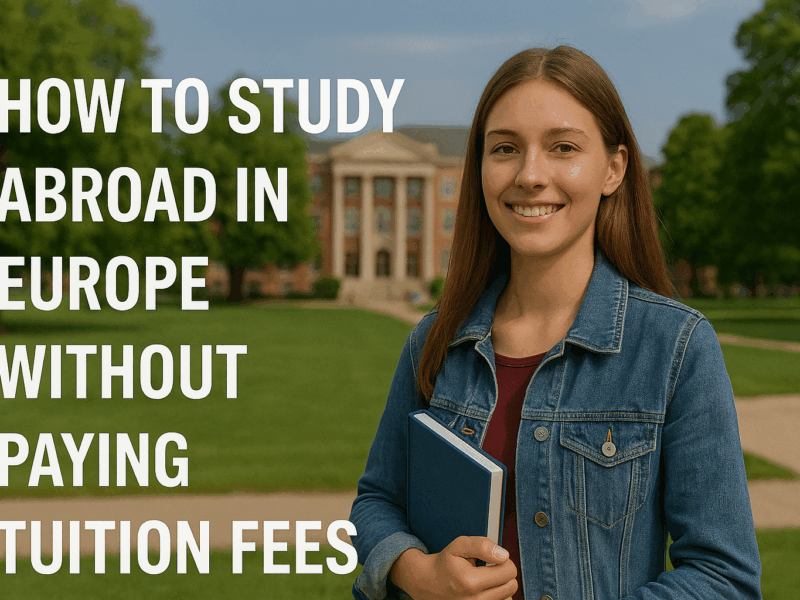 How to Study Abroad in Europe Without Paying Tuition Fees