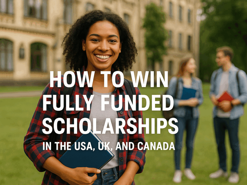 How to Win Fully Funded Scholarships in the USA, UK, and Canada